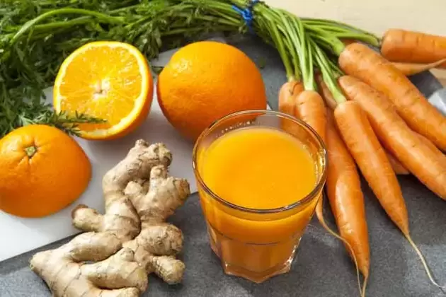 Ginger and carrots can quickly increase potency in a man