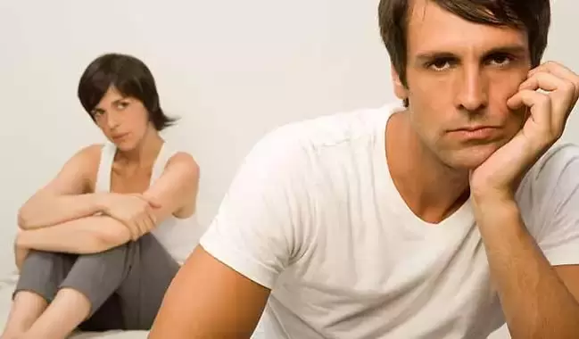 The man faces weak power and is not capable of intimacy