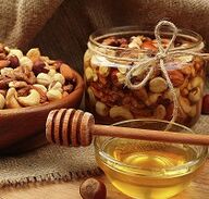 honey and walnuts to stimulate potency